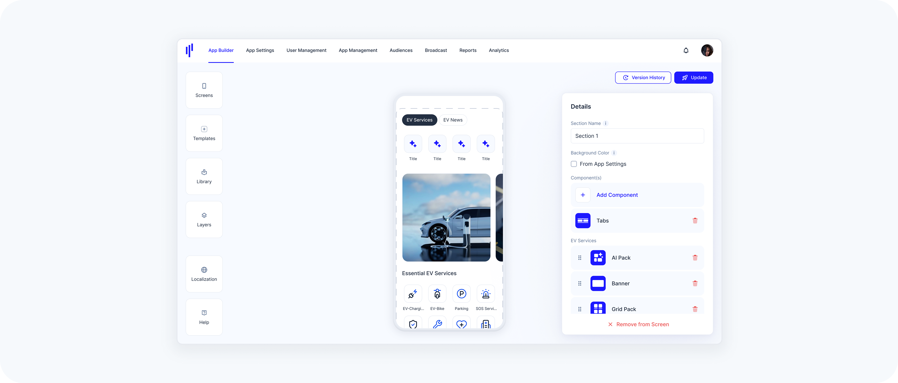 app builder template use case